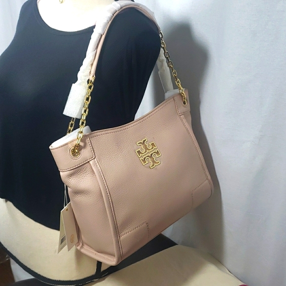 Tory Burch "Britten" Small Slouchy Tote - Picture 11 of 14